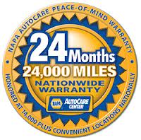 NAPA Warranty